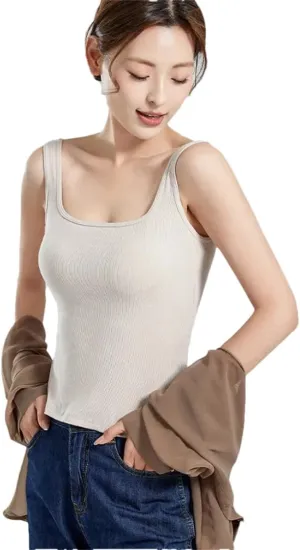Women Backless Camisole Sexy Skinny Short Crop Top Femme Elastic Top Solid Color