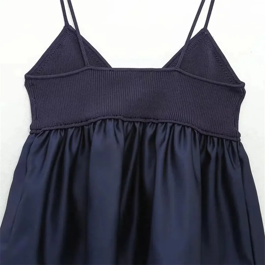Women Crop Top Ruffle Knitted Camisole Off Shoulder Corset Streetwear Backless Tube Top