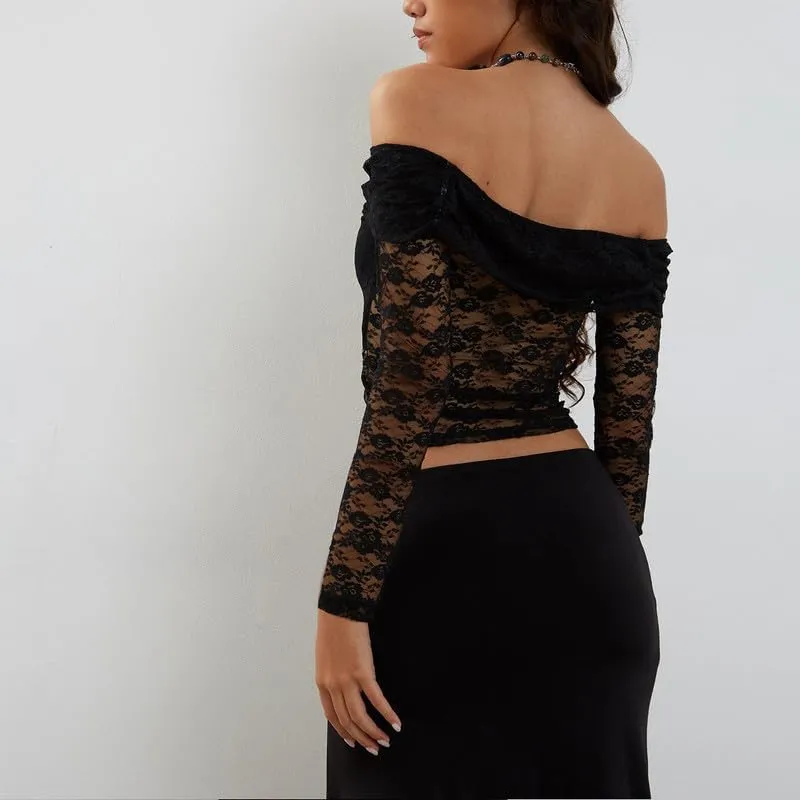 Women Y2K Sexy Lace Tube Top Vintage Lace Trim Camisole Slim Fitted Crop Top Cami Top Mini Vest Shirt Streetwear