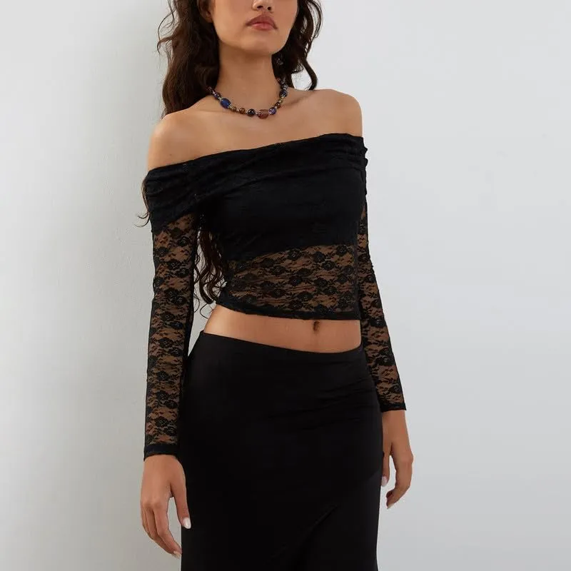 Women Y2K Sexy Lace Tube Top Vintage Lace Trim Camisole Slim Fitted Crop Top Cami Top Mini Vest Shirt Streetwear
