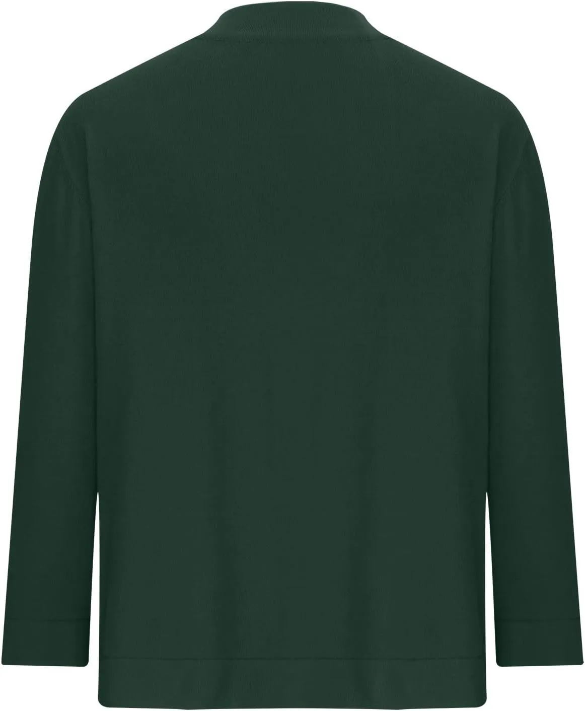 Women's 3/4 Sleeve Cardigan Knit Sweaters Open Front Shrug Blouses Casual Loose Soft Comfy Cropped Cardigan Tops