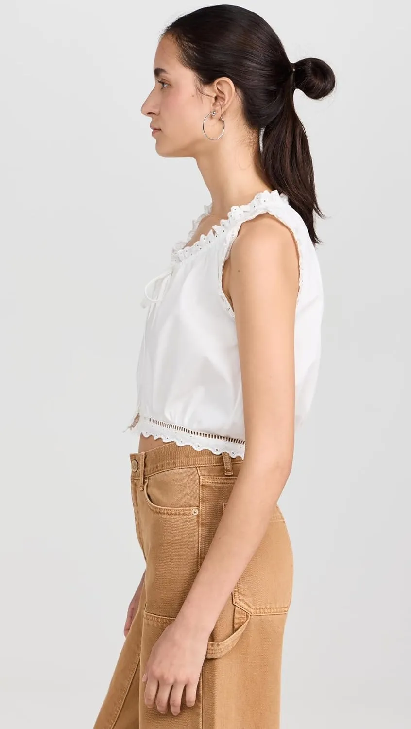 Women's Eyelet Cami Top