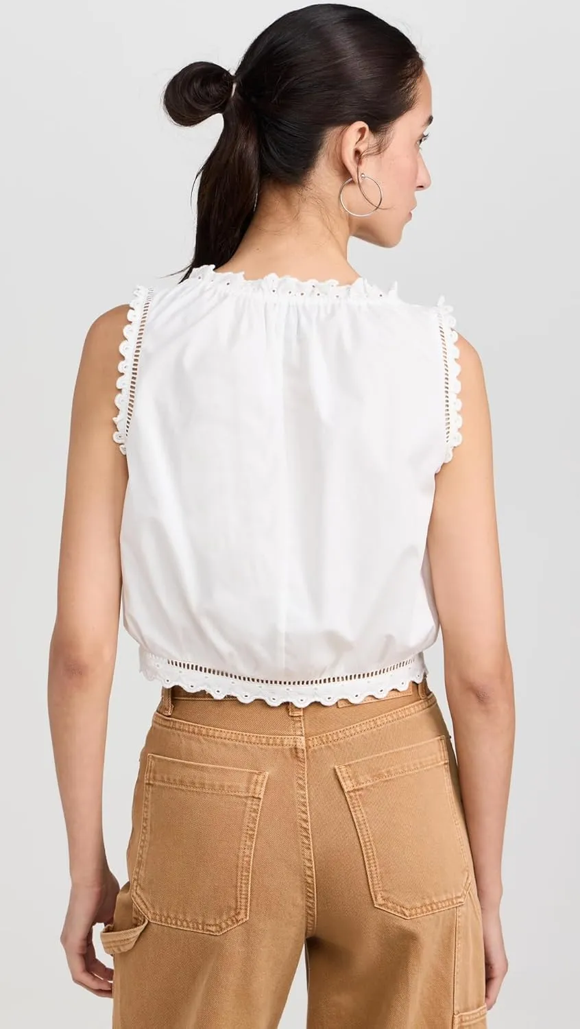 Women's Eyelet Cami Top