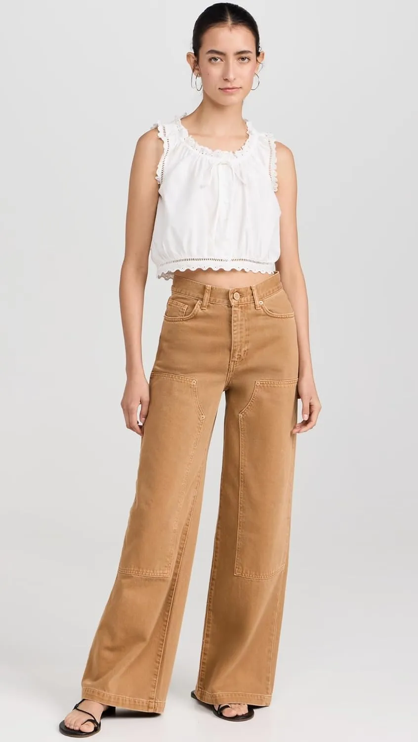 Women's Eyelet Cami Top