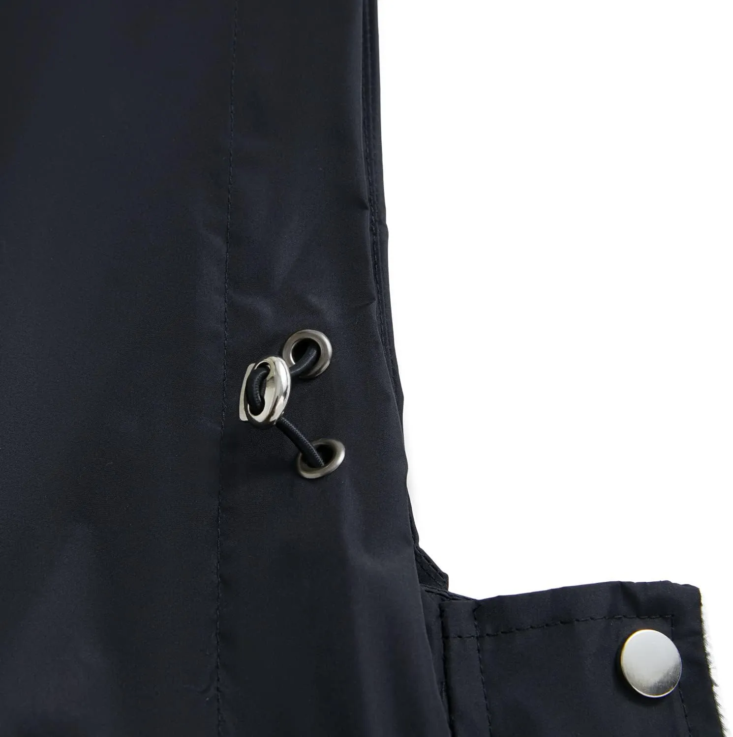 Women's Hooded Rain Jacket Long Waterproof Raincoat Casual Full Zip Anorak Midi Windbreaker Pockets