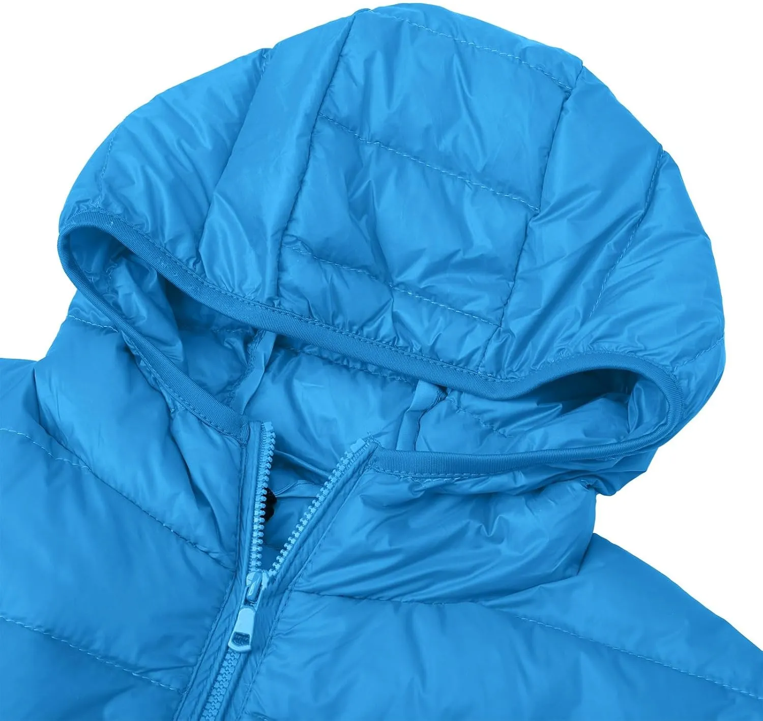 Women's Puffer Jacket Packable Quilted Lightweight Down Jacket Plus Size Short Bubble Coat Light Winter Hooded Coat