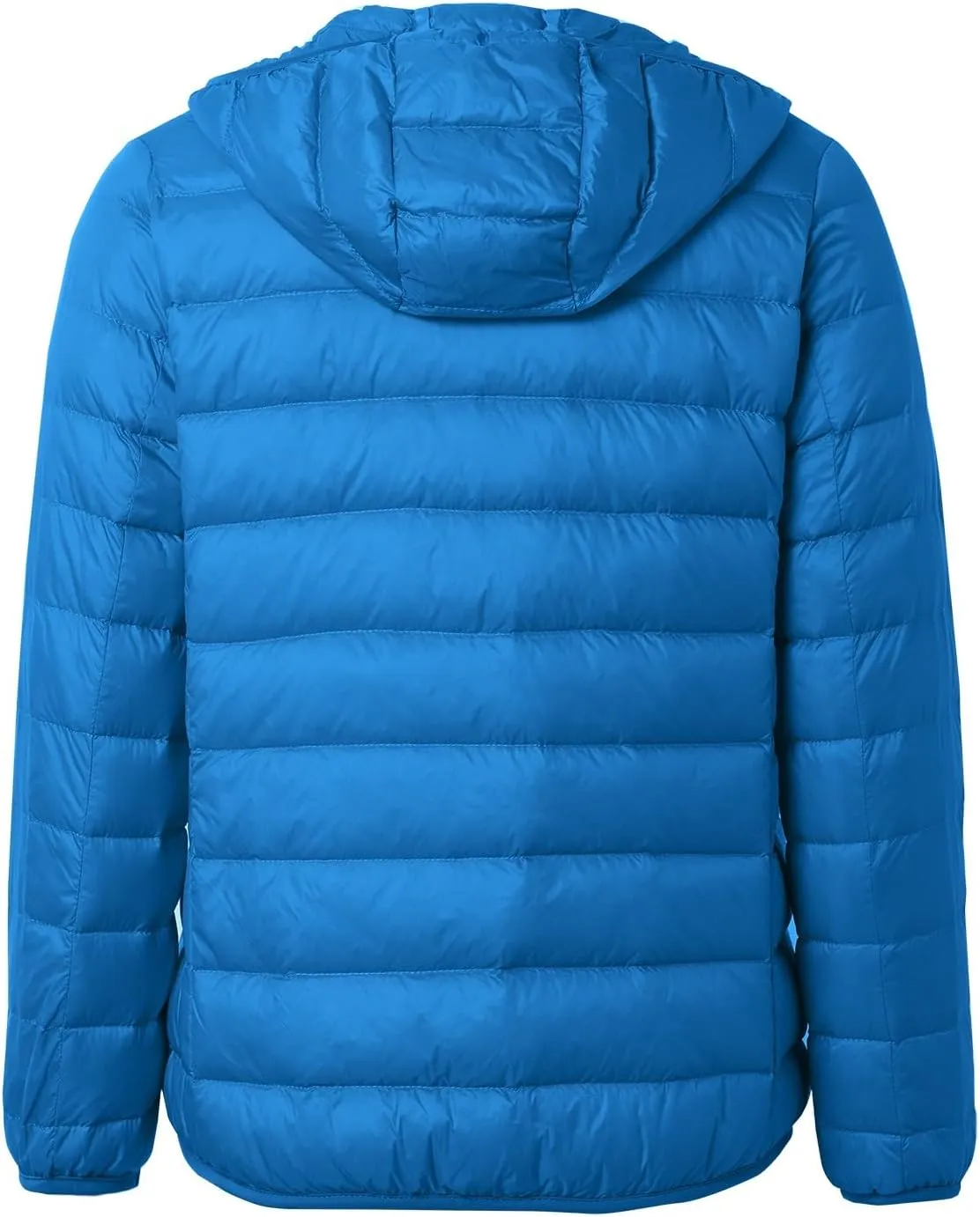 Women's Puffer Jacket Packable Quilted Lightweight Down Jacket Plus Size Short Bubble Coat Light Winter Hooded Coat