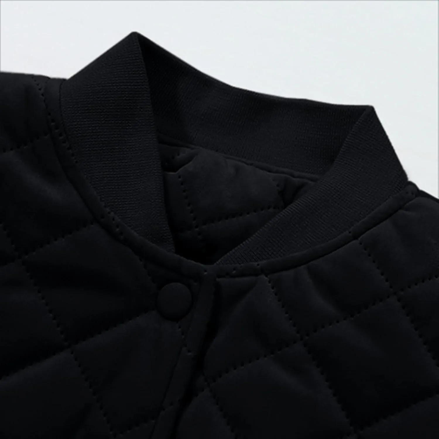 Womens Quilted Puffer Jackets Cotton Padded Button Down Coat Long Sleeve Zipper Outerwear 2024 Winter Outfits Clothes