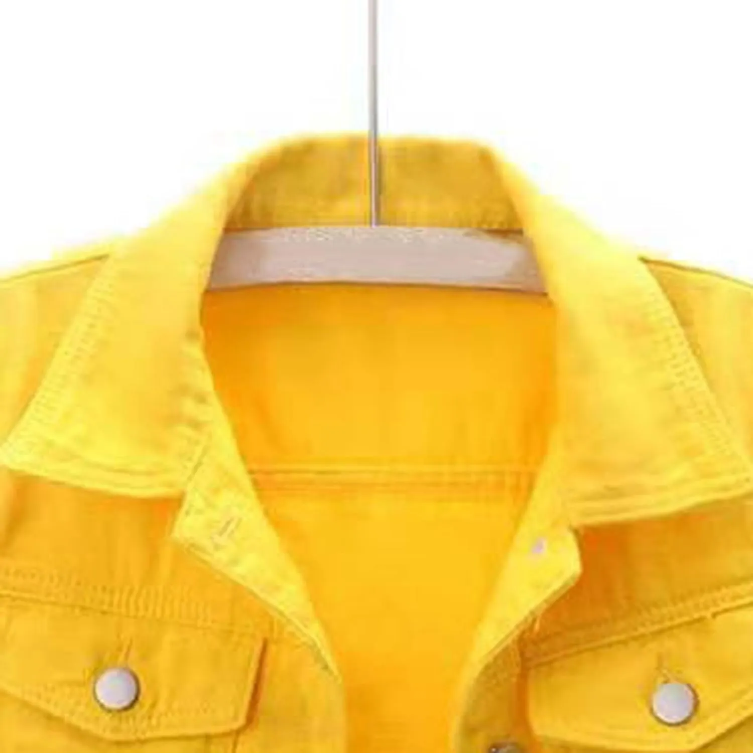 Women's Short Casual Fashion Three Quarter Sleeve Denim Jacket Jean Jacket Light Wash Womens Coat