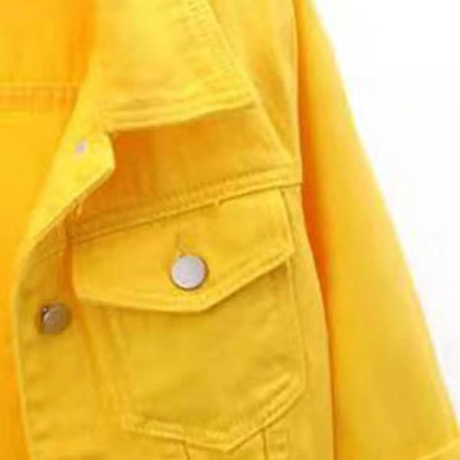 Women's Short Casual Fashion Three Quarter Sleeve Denim Jacket Jean Jacket Light Wash Womens Coat