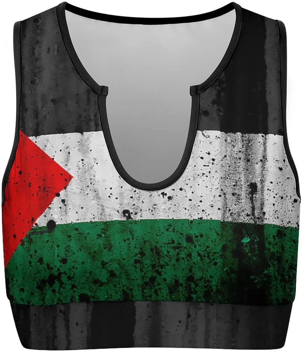 Women's Sport Tank Top Sports Bra Workout Yoga Vest Chicago-City Flag Yoga Top