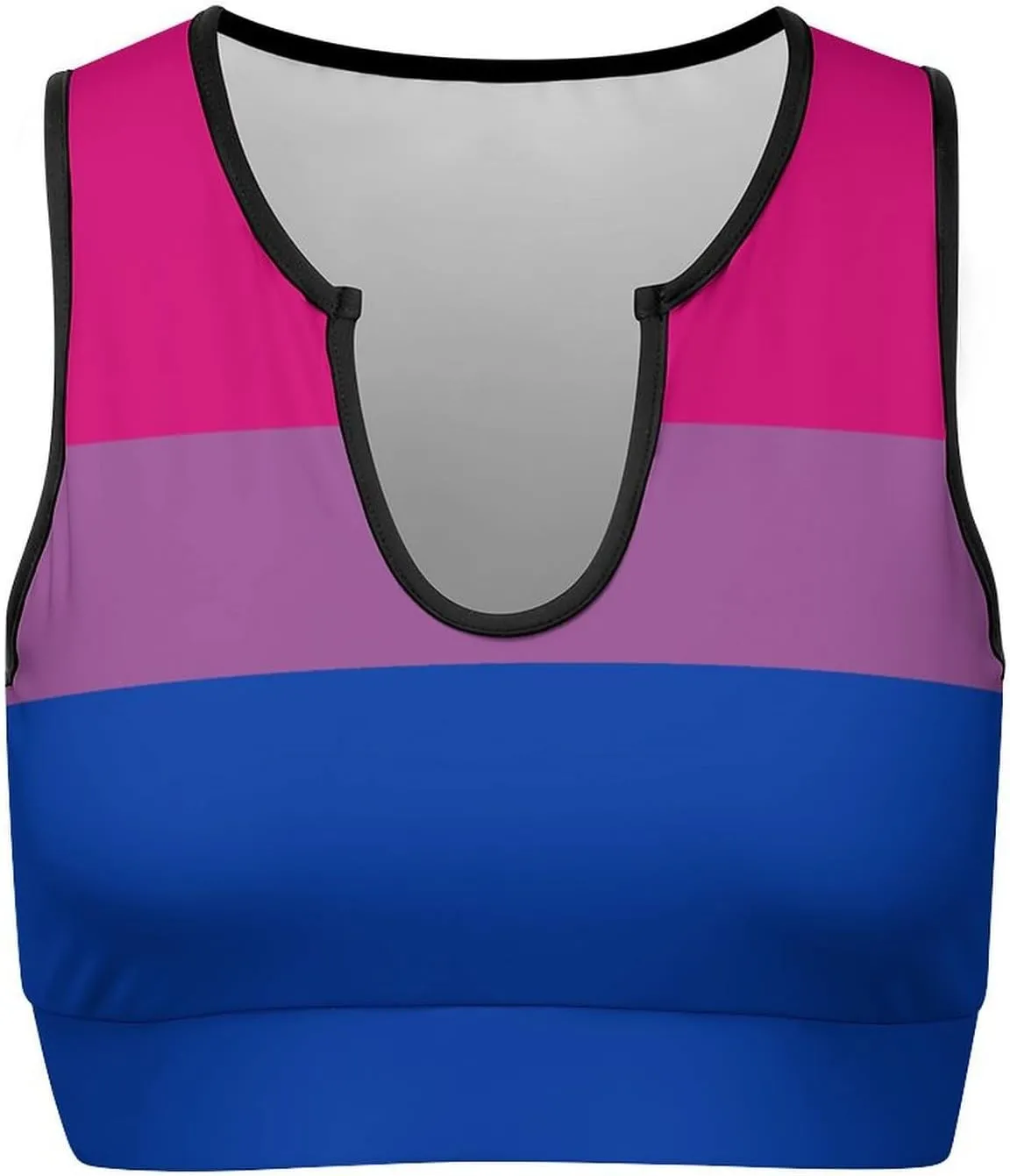Women's Sport Tank Top Sports Bra Workout Yoga Vest Chicago-City Flag Yoga Top