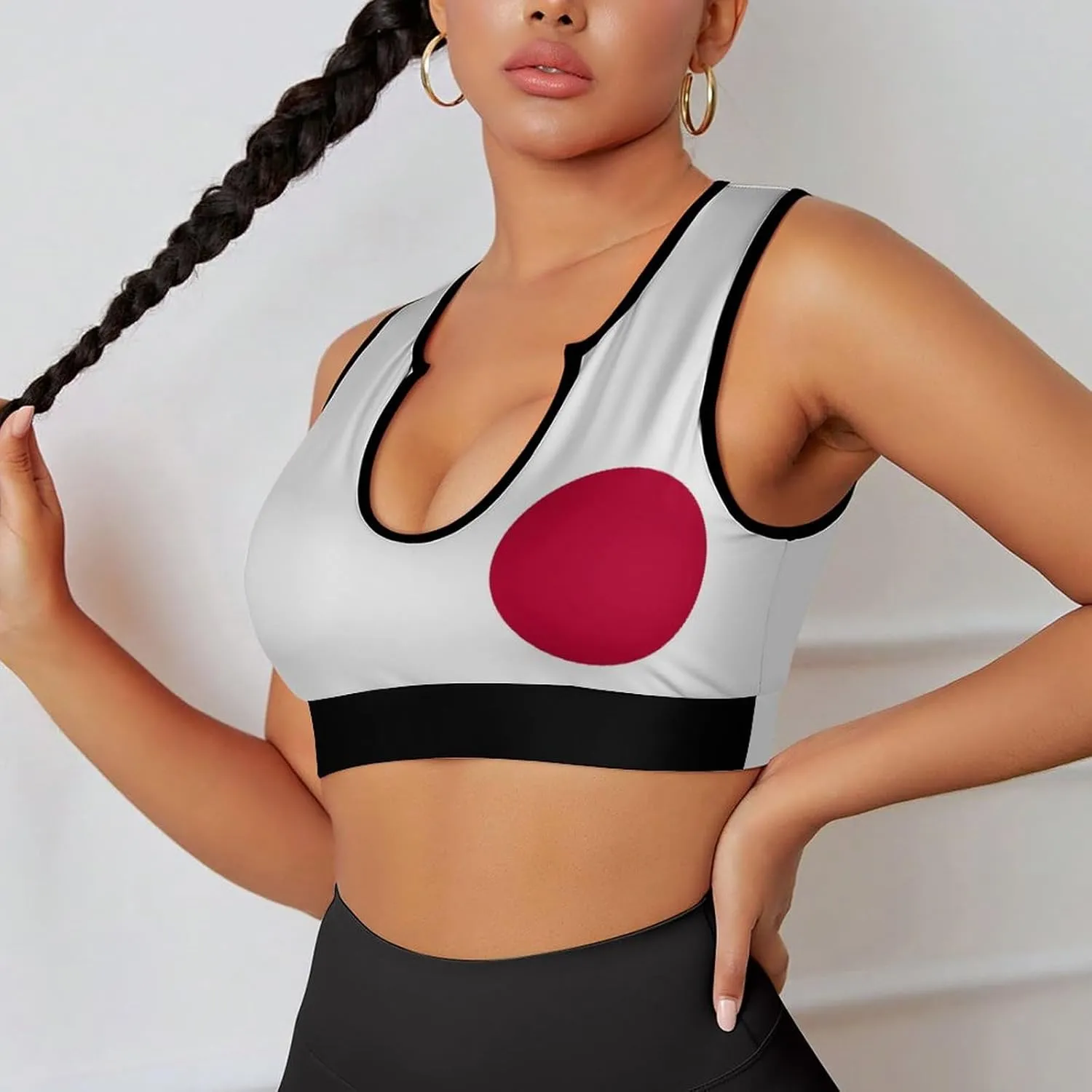 Women's Sport Tank Top Sports Bra Workout Yoga Vest Chicago-City Flag Yoga Top