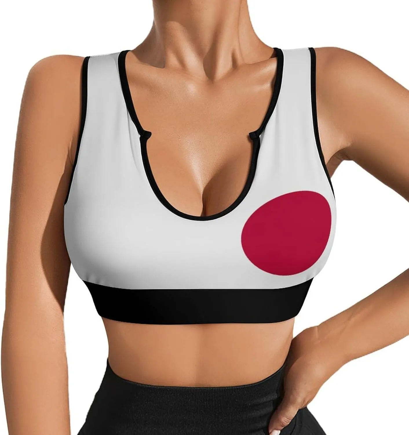 Women's Sport Tank Top Sports Bra Workout Yoga Vest Chicago-City Flag Yoga Top