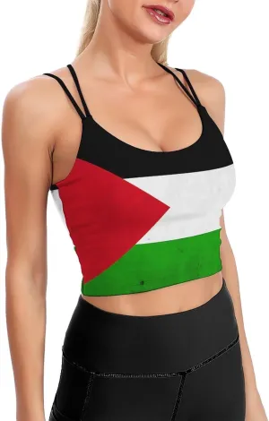 Women's Sport Tank Top Sports Bra Workout Yoga Vest Hungarian Flag Yoga Top