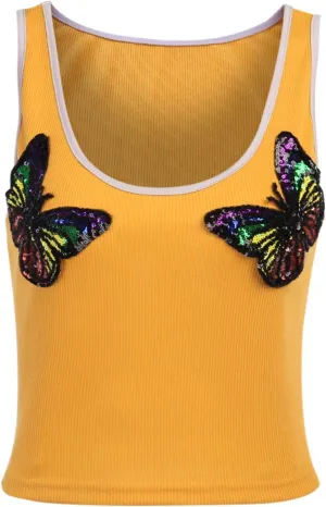 Womens Tank Tops Women's Vest Spring Summer Slim Top Camisole Vest Top Summer(Medium)
