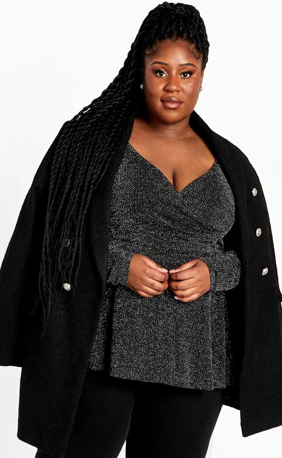 Women's Top-Glam Peplum
