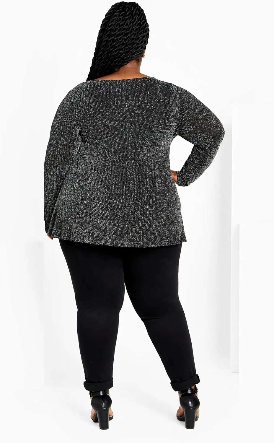Women's Top-Glam Peplum