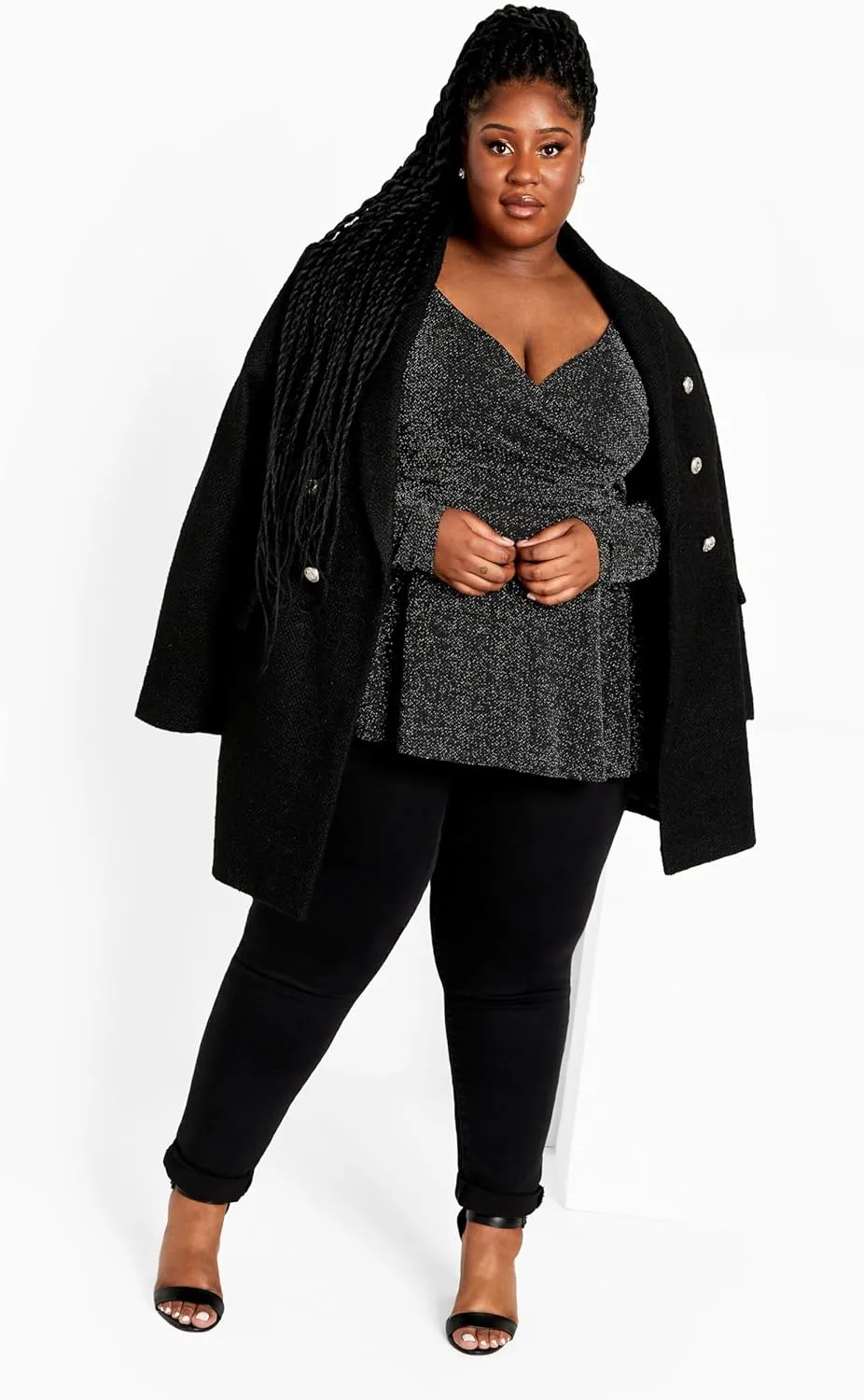 Women's Top-Glam Peplum