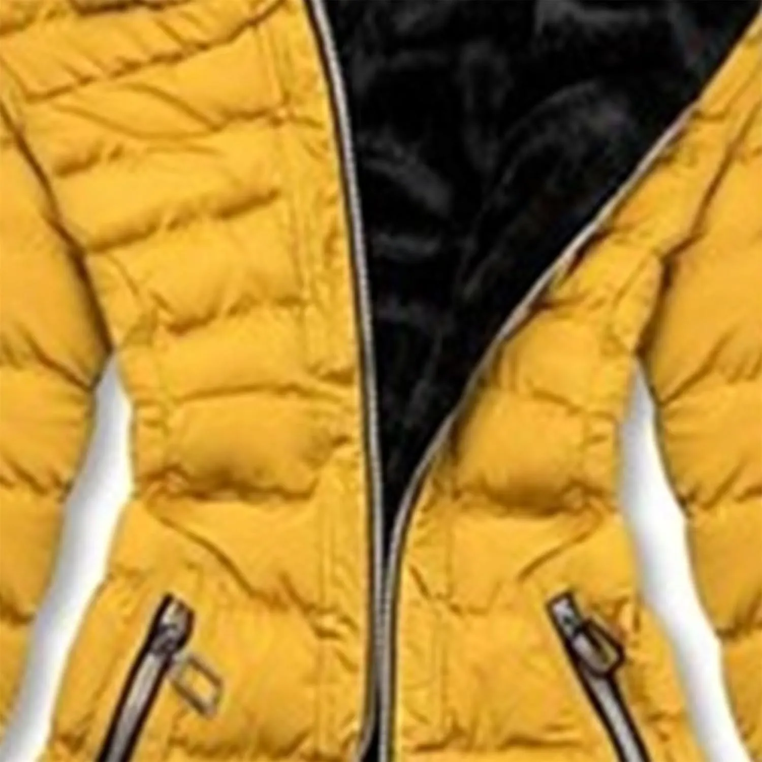 Womens Winter Coats Thicken Fleece Lined Down Jacket Waterproof Faux Fur Hooded Military Jacket Coats
