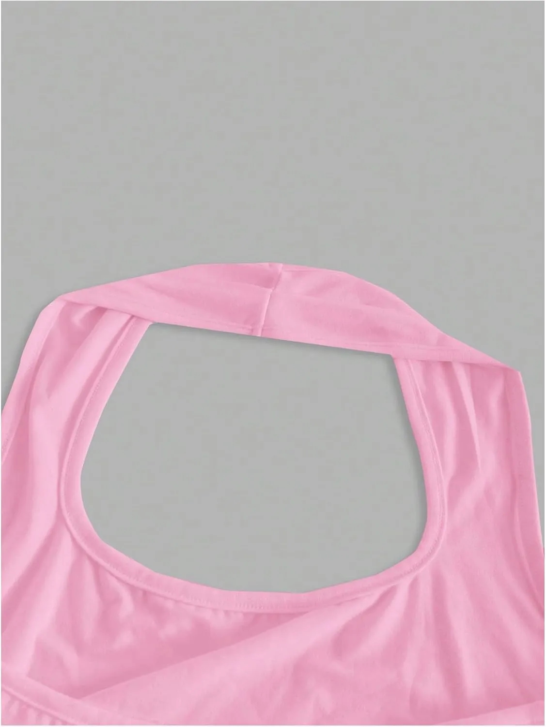 Women's Y2K Halter Tank Top Strawberry Printed Sleeveless Backless Camisole Halter Neck Crop Top