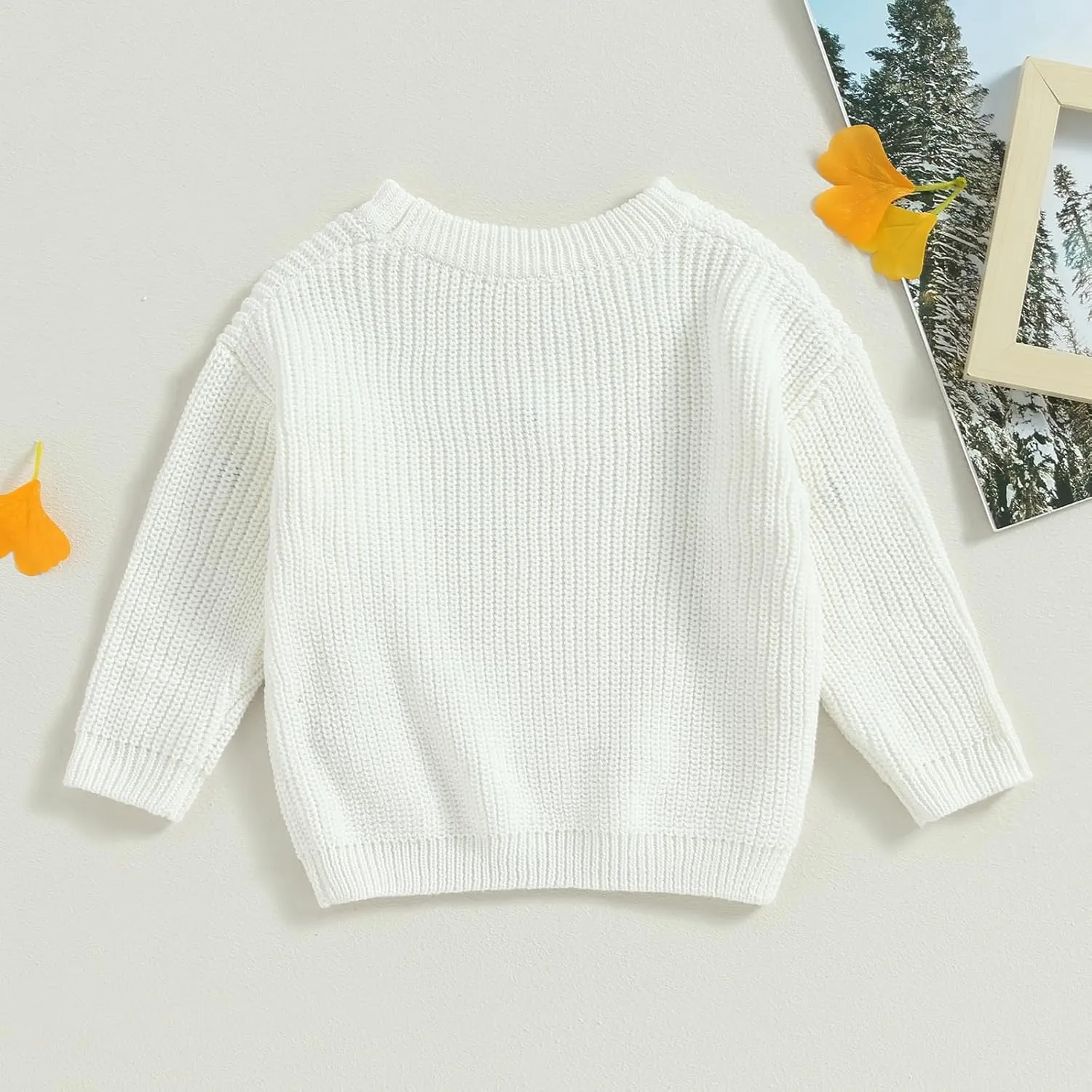 YINGISFITM Toddler Infant Baby Girl Boy Knit Sweater Cable Knitted Sweaters Long Sleeve Sweatshirt Fall Winter Clothes Outfit