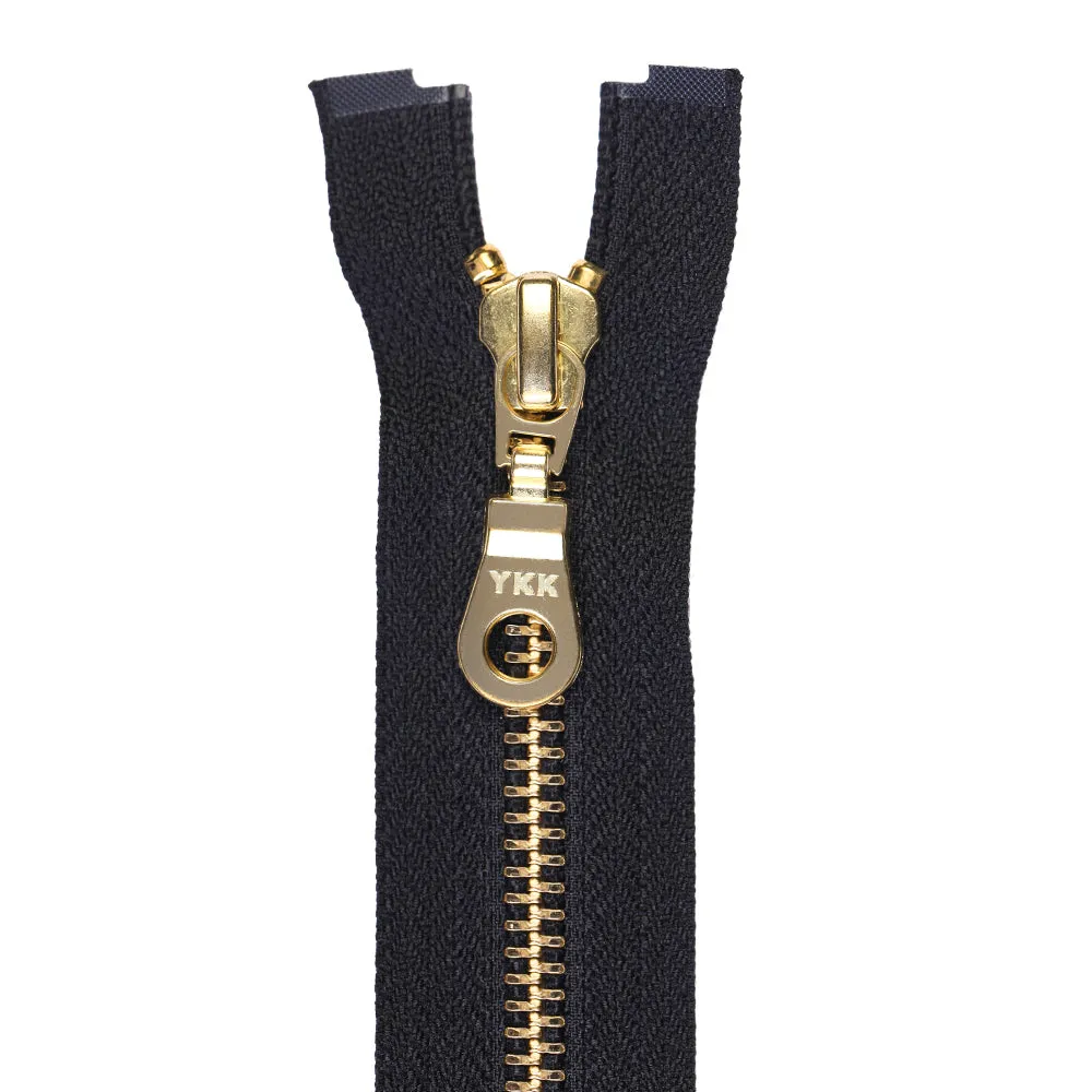YKK- Premium #5 Gold Fancy YKK Zipper for Clothing