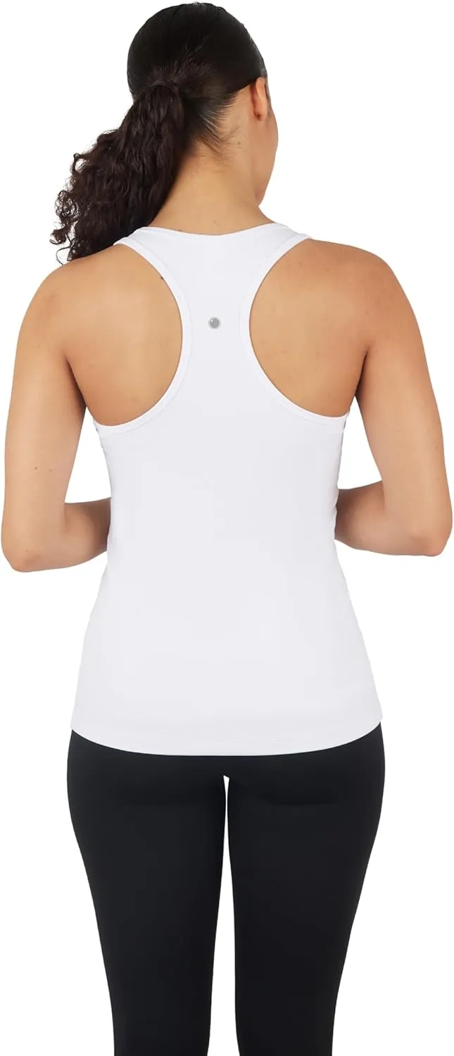 Yogalicious Womens Lightweight Tank Top Soft Racerback Workout Yoga Sleeveless Quick Dry Top