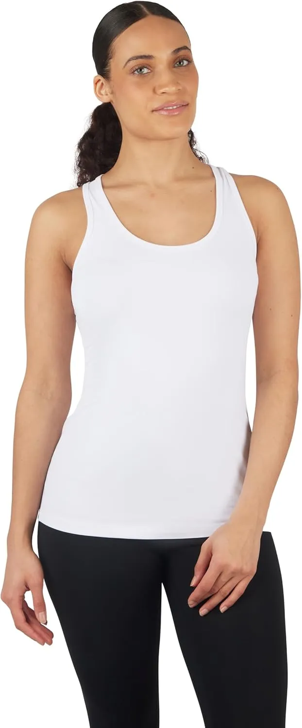 Yogalicious Womens Lightweight Tank Top Soft Racerback Workout Yoga Sleeveless Quick Dry Top