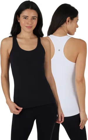 Yogalicious Womens Lightweight Tank Top Soft Racerback Workout Yoga Sleeveless Quick Dry Top